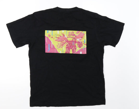 Preworn Mens Black T-Shirt Size M - fortnite