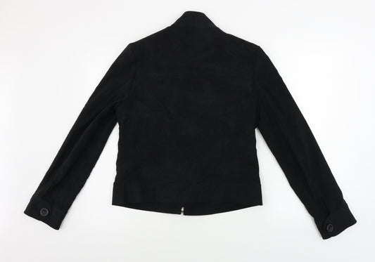 Internacionale Womens Black Jacket Coat Size 12