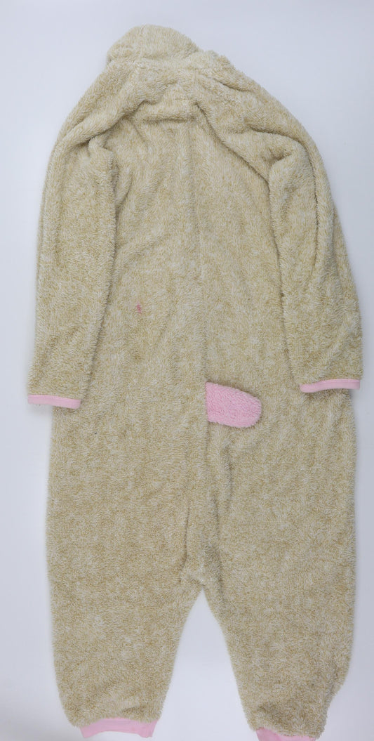 love to lounge Womens Beige Bodysuit Size S