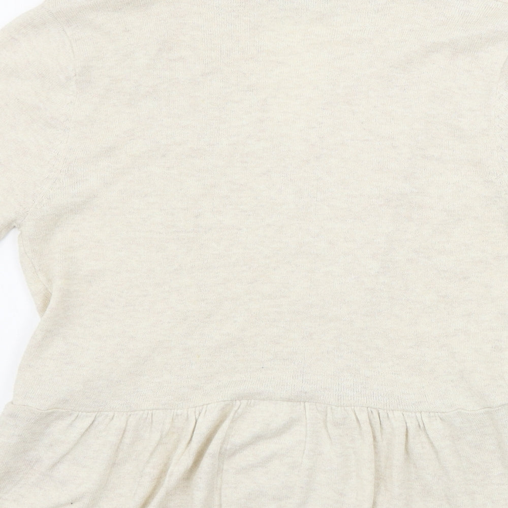Peacocks Womens Beige Cardigan Jumper Size 12