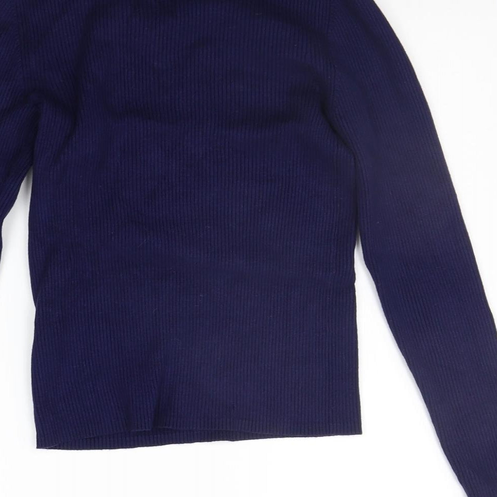 New Look Womens Black Pullover Jumper Size 6