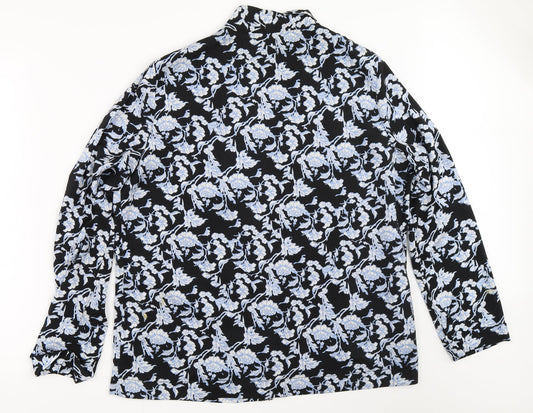 Select Womens Black Floral Jacket Size 14