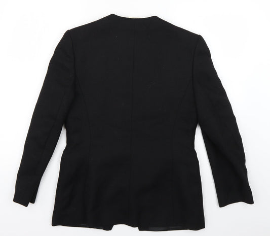 easlex Womens Black Jacket Blazer Size 10