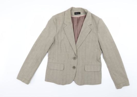 Evie Womens Brown Jacket Blazer