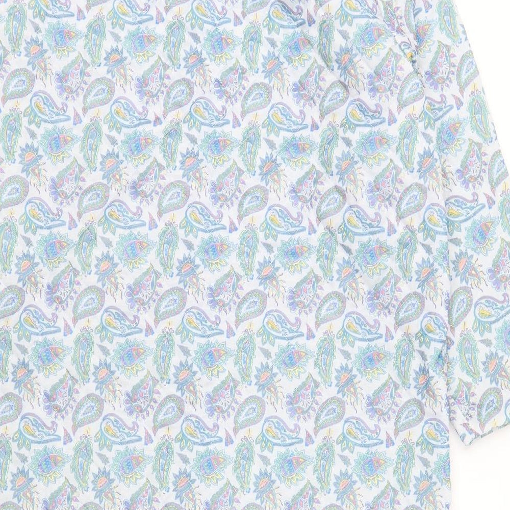 Preworn Womens Blue Fair Isle Jacket Size 16