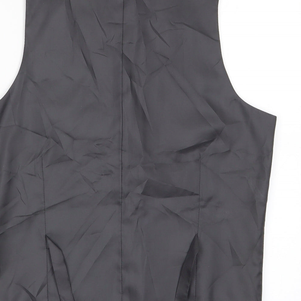 Cedar Wood State Mens Grey Gilet Waistcoat Size S