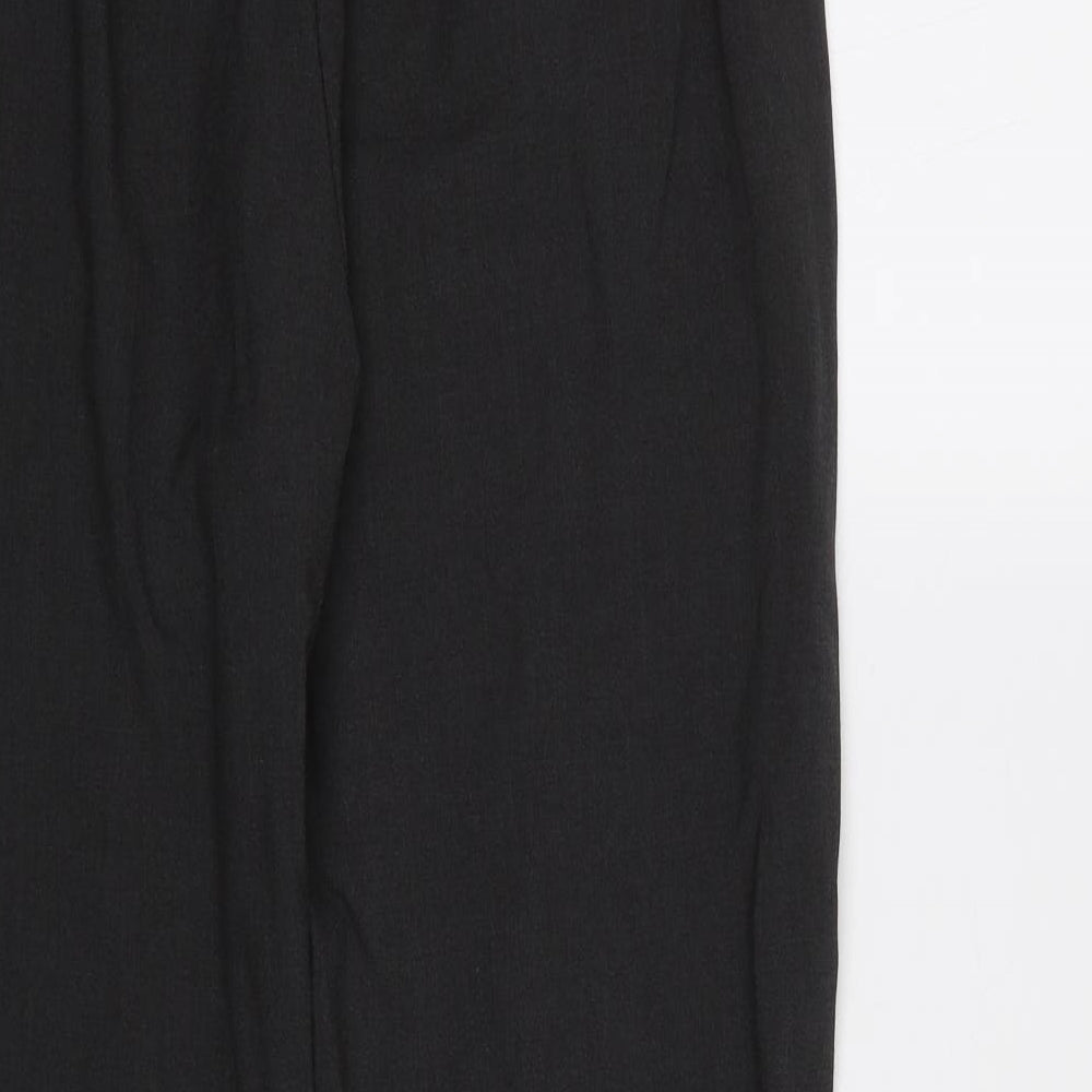 M&S Womens Grey Dress Pants Trousers Size 12 L28 in