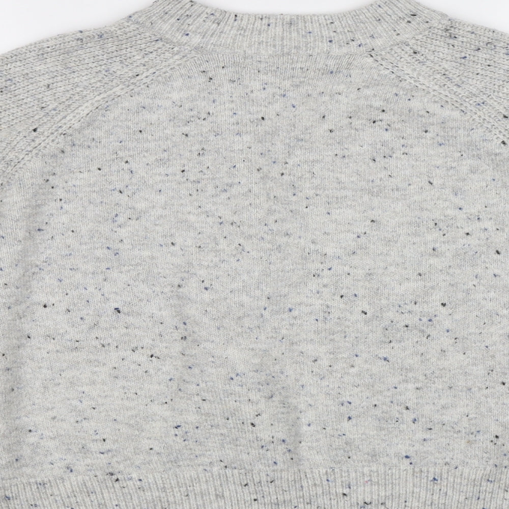 M&S Womens Grey Pullover Jumper Size M