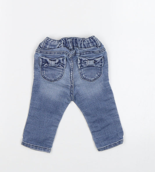 Gap Baby Blue Jogger Jeans Size 3-6 Months