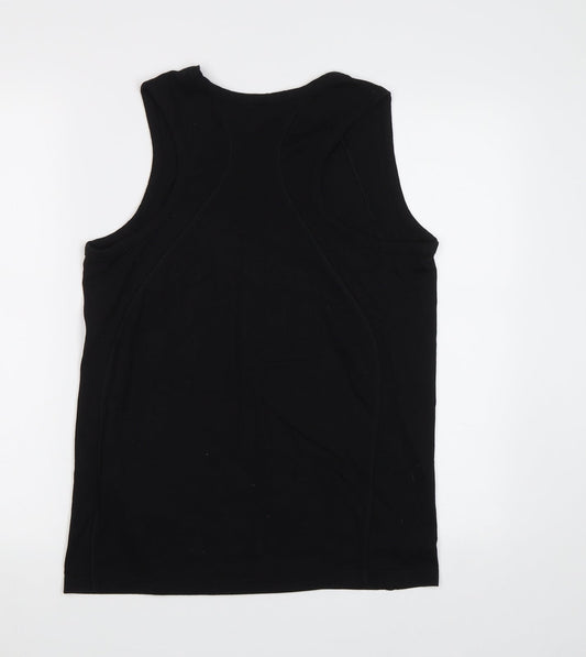 DOMYOS Womens Black Basic Tank Size L