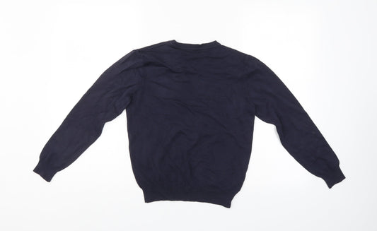 George Boys Blue Pullover Jumper Size 8 Years
