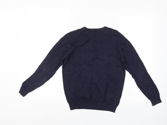 George Boys Blue Pullover Sweatshirt Size 10-11 Years