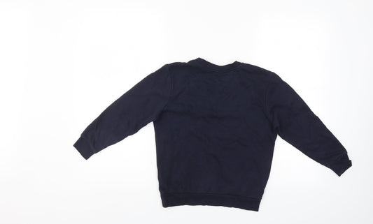 George Boys Blue Pullover Sweatshirt Size 7-8 Years