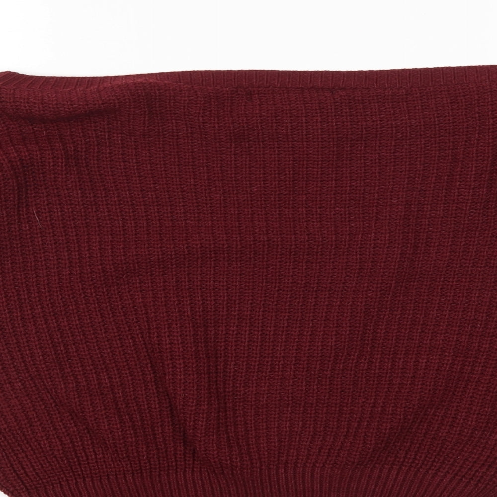 Missguided Womens Purple Pullover Jumper Size S
