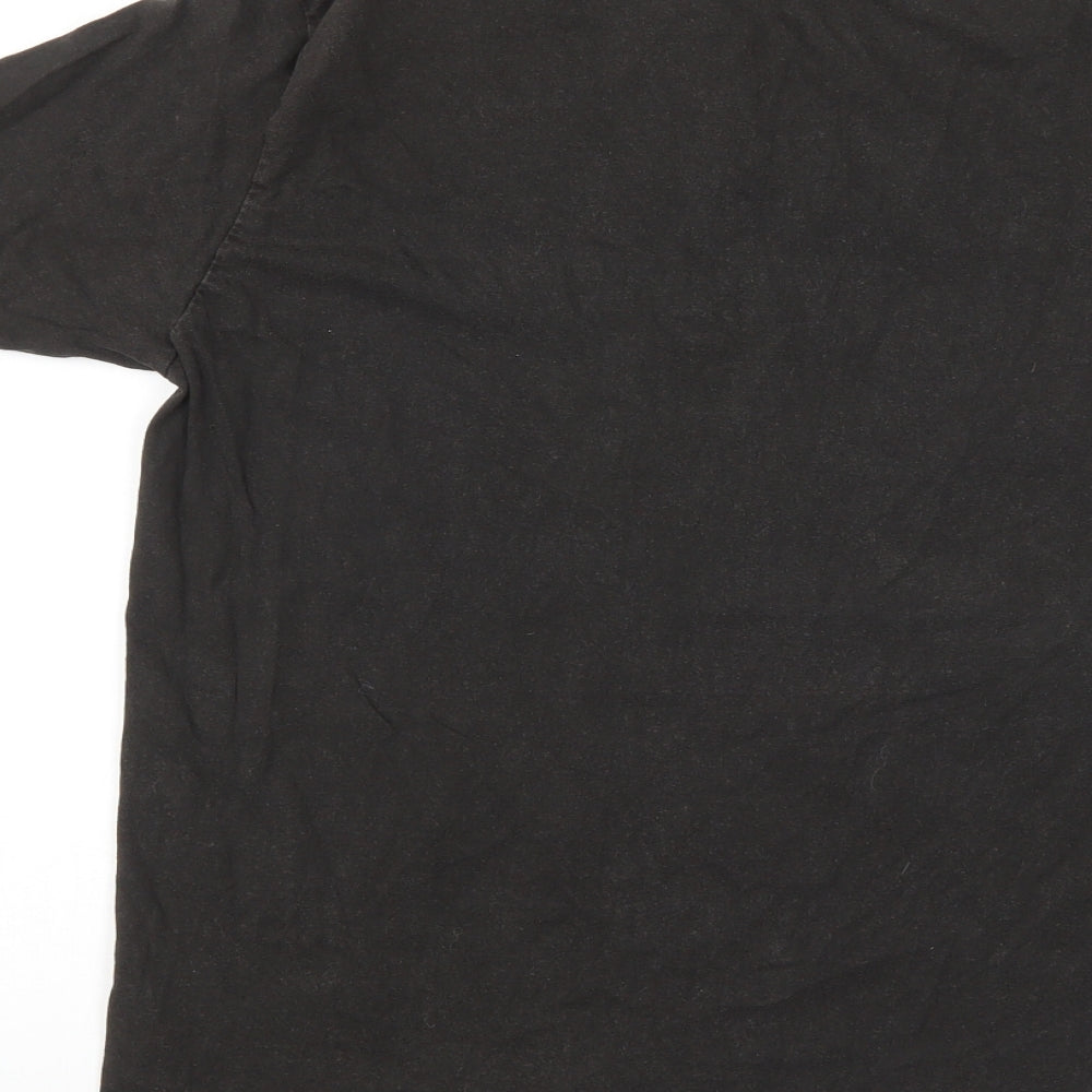 Boohoo Womens Black Basic T-Shirt Size S