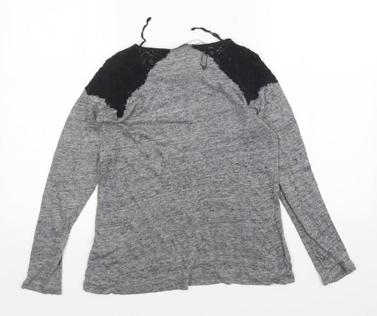 Zara Womens Grey Basic T-Shirt Size M
