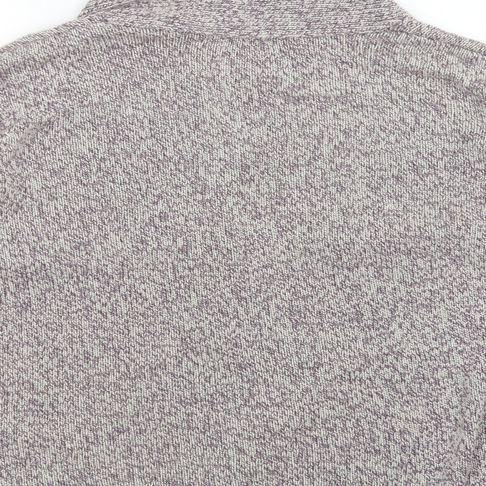 Damart Womens Purple Cardigan Jumper