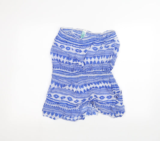 Ocean club Womens Blue A-Line Skirt Size L