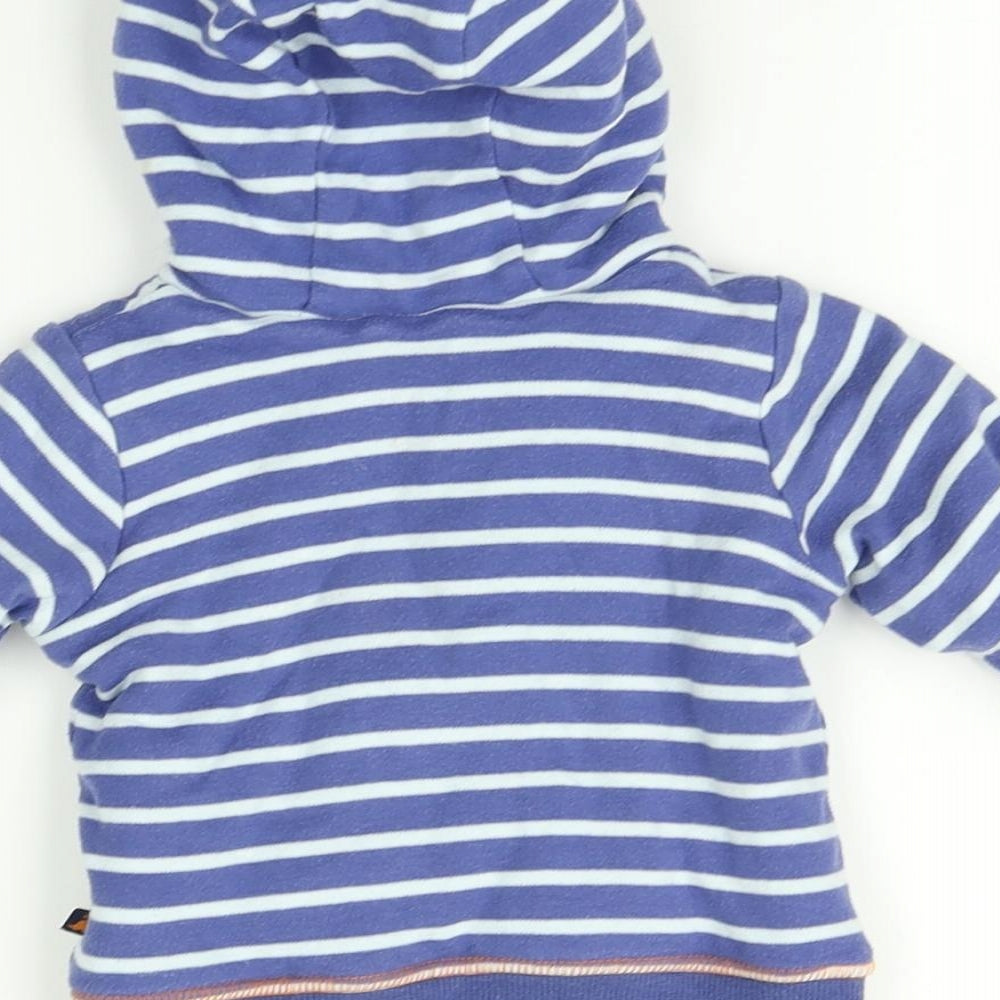 Brand and care label for BHS Baby Multicoloured Striped Jacket, size 3-6, Months