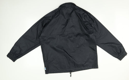 Blue Castle Mens Blue Rain Coat Coat Size S