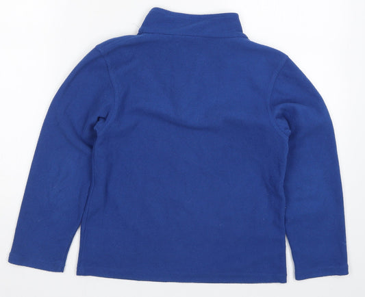 Winter Adventures Boys Blue Fleece Jacket Size 7-8 Years