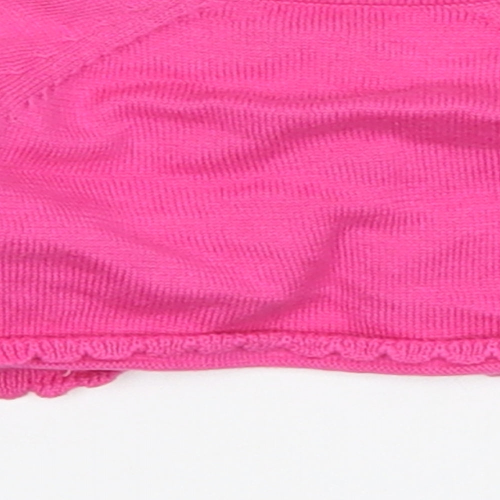 George Girls Pink Knit Cardigan Jumper Size 0-3 Months