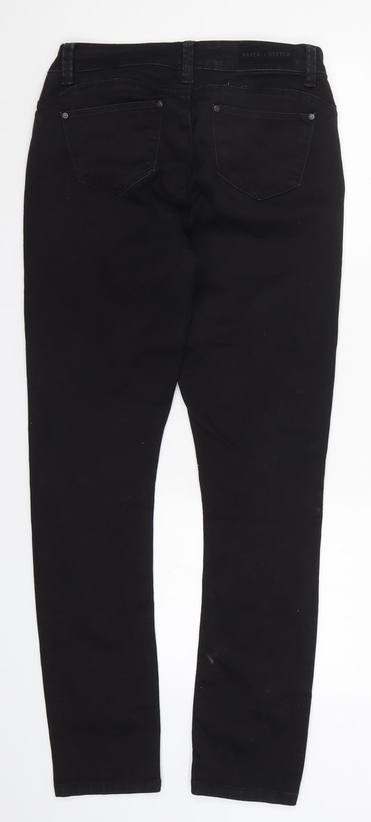 Paper + Womens Black Denim Skinny Jeans Size 30 in L29 in