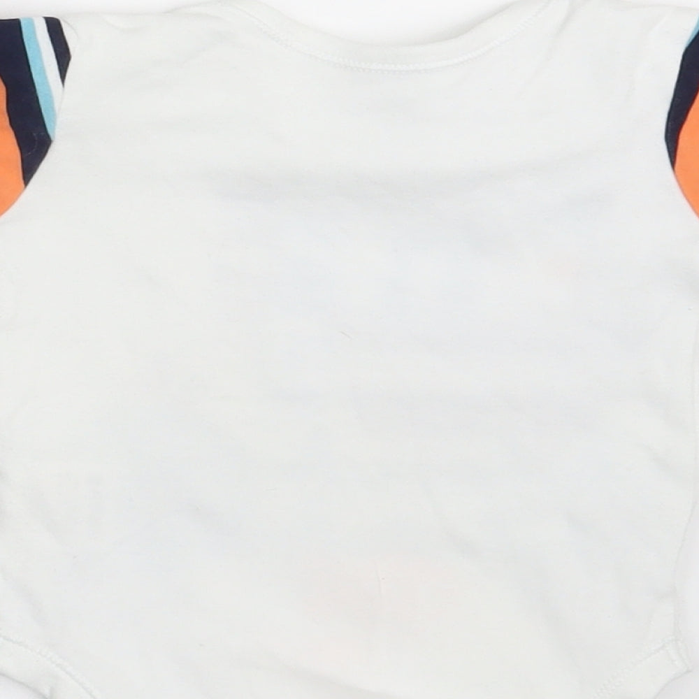 Matalan Boys White Animal Print Pullover T-Shirt Size 3-6 Months