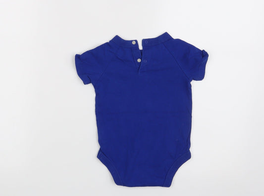 Gap Boys Blue Pullover T-Shirt Size 6-9 Months - Happy camper