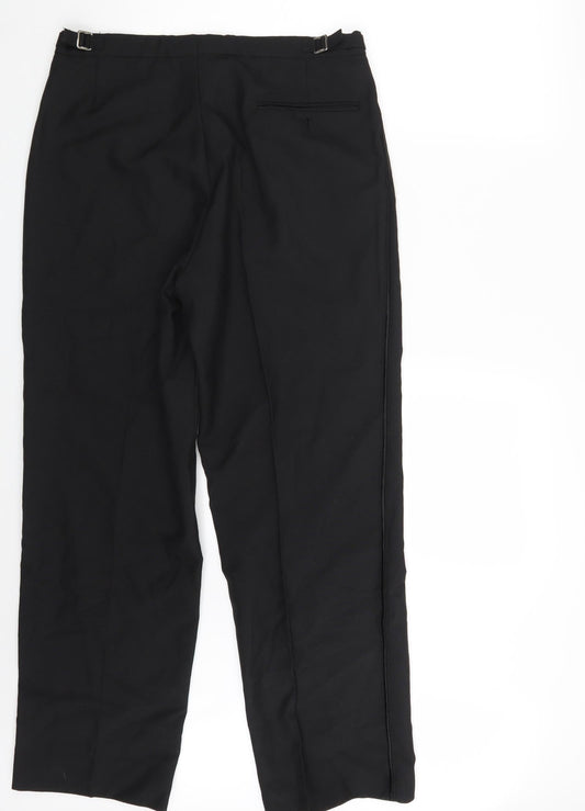 Preworn Mens Black Trousers Size 34 in L30 in