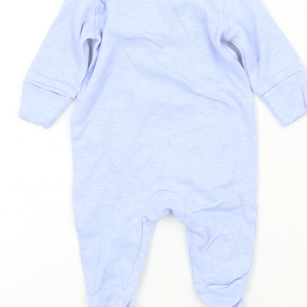 NEXT Baby Blue Colourblock Babygrow One-Piece Size Newborn