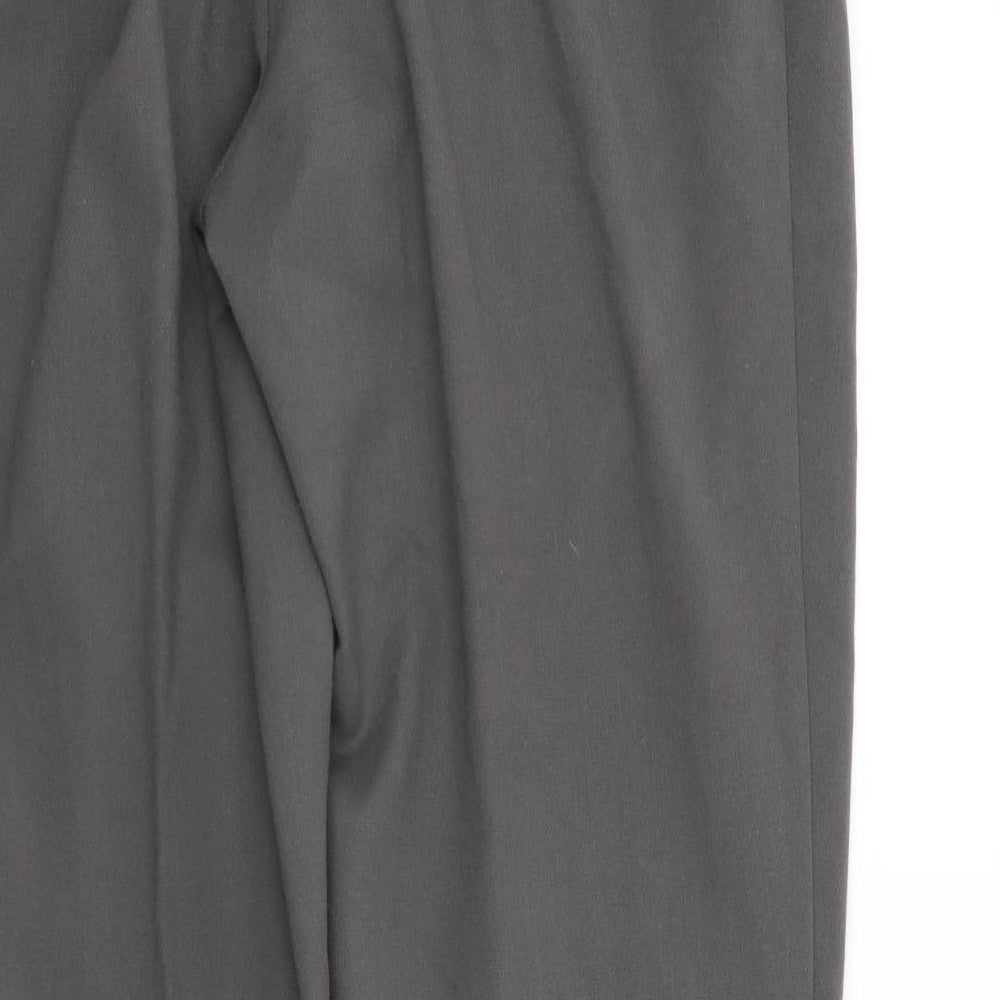 M&S Womens Grey Trousers Size 14 L29 in