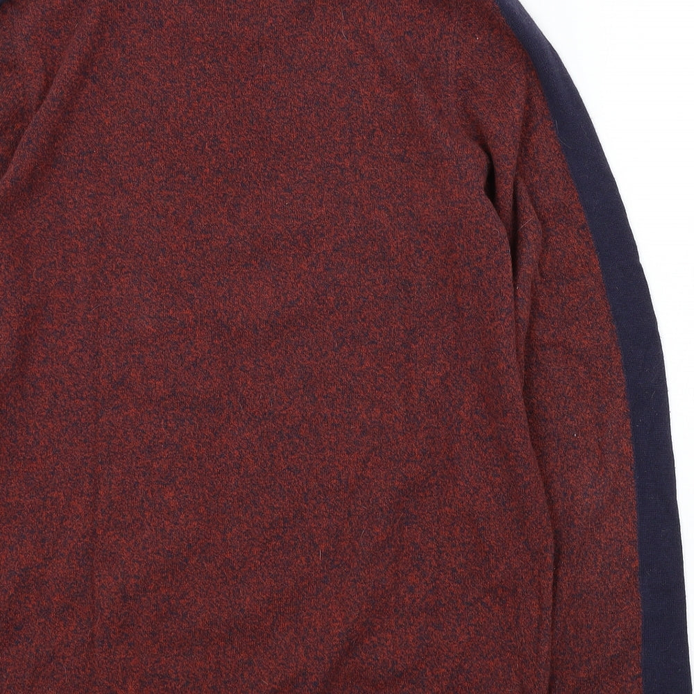 M&S Mens Red Pullover Jumper Size M