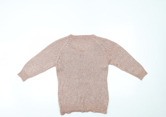 StoreTwentyONE Womens Pink Basic Blouse Size S
