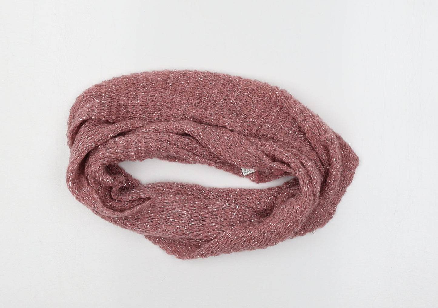 Preworn Womens Pink Knit Scarf