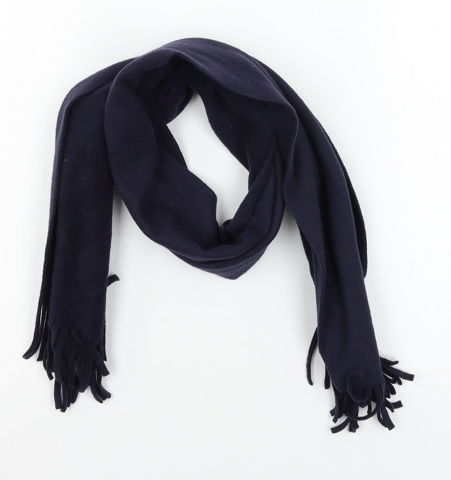 Dents Womens Blue Fleece Scarf
