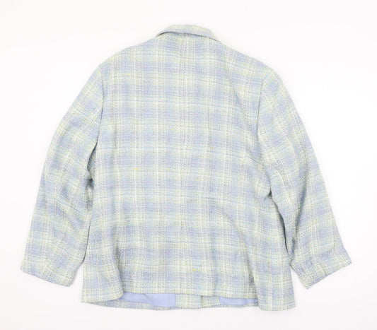 Slimma Womens Blue Jacket Size 18