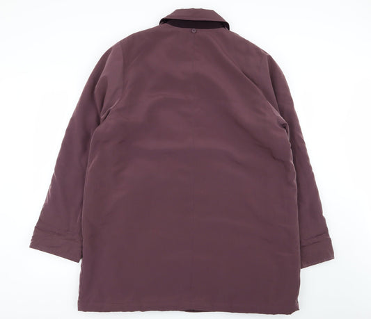 holmewood Womens Purple Jacket Coat Size 16