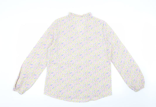 sisters point Womens Multicoloured Floral Basic Blouse Size XS