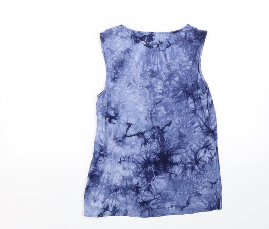 VERO MODA Womens Blue Basic Tank Size XS