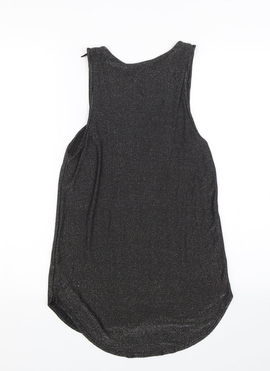 NEXT Womens Black Basic Tank Size 6