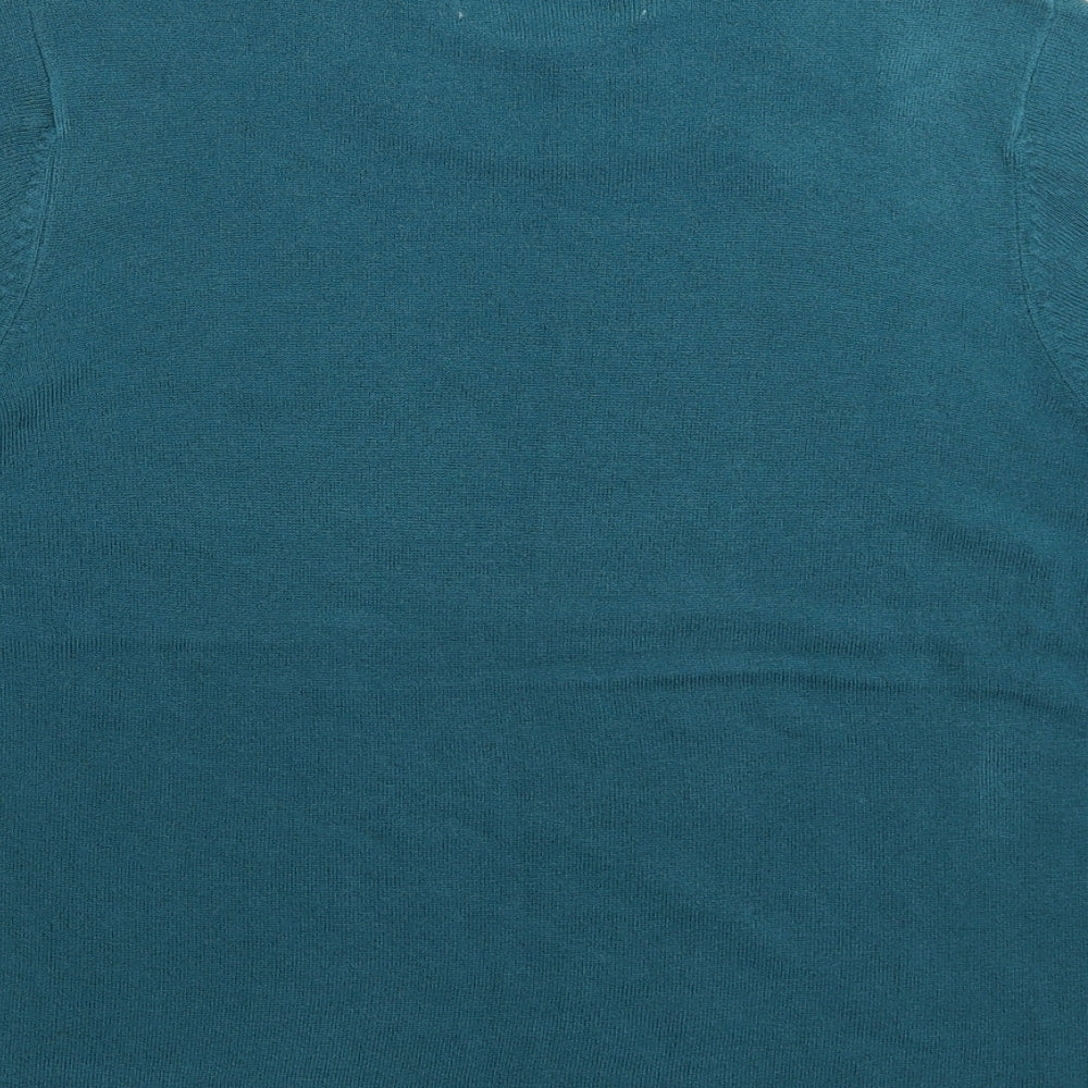Pure & Natural Womens Blue Knit Pullover Jumper Size 16
