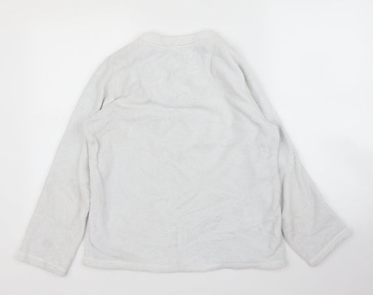 Primark Womens Grey Solid Top Pyjama Top Size S