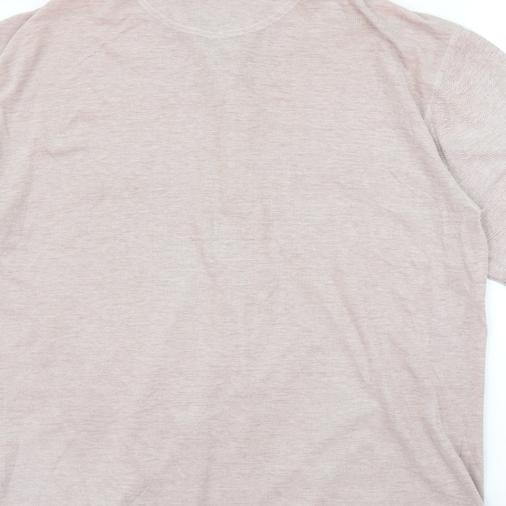 Wolsey Mens Pink Polo Size XL