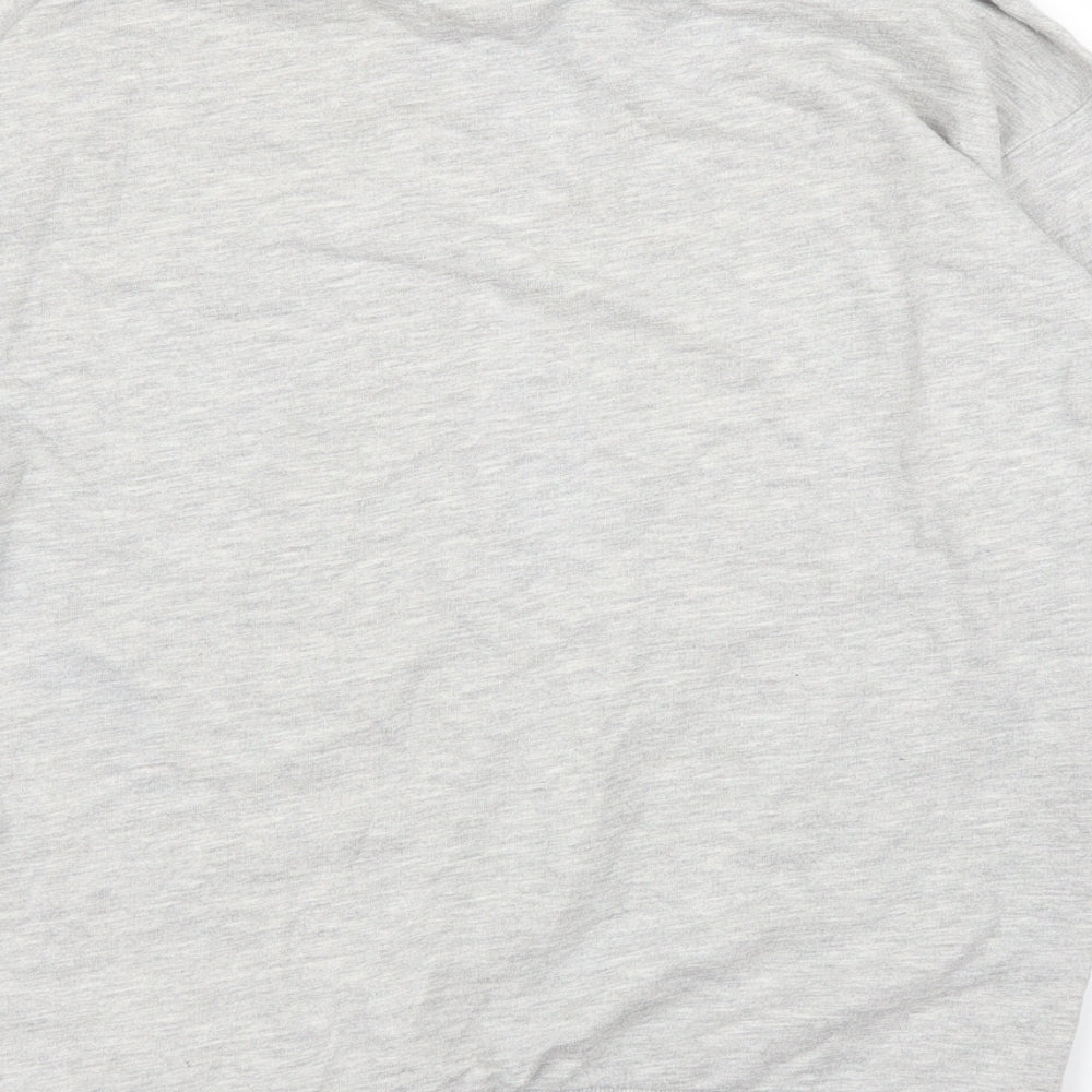 Matalan Womens Grey Solid Top Pyjama Top Size XS
