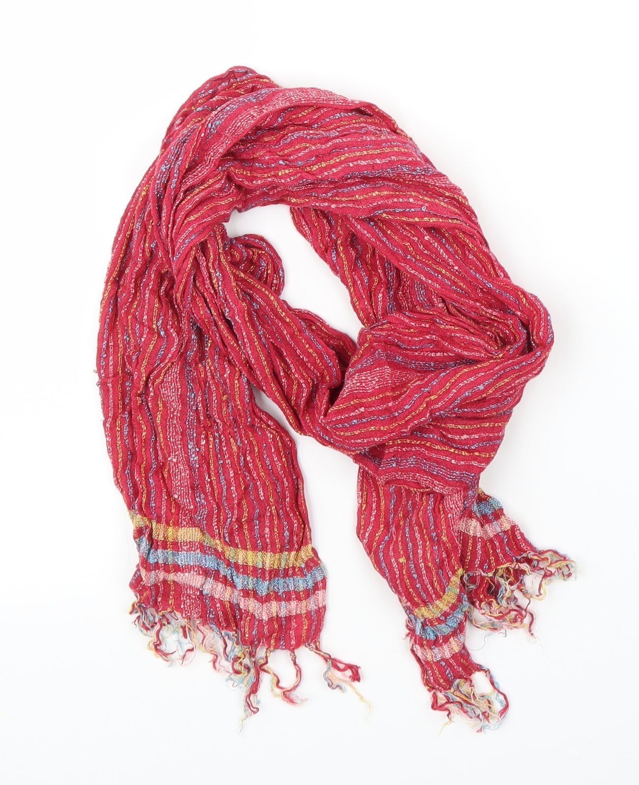Preworn Womens Pink Scarf