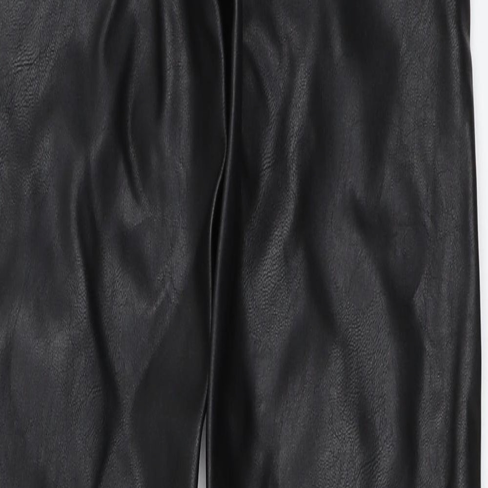 H&M Womens Black Capri Trousers Size 34 L29 in