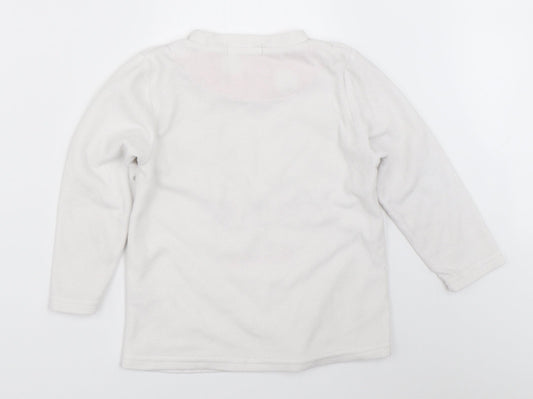 Eddie & Ella Girls White Spotted Top Pyjama Top Size 7-8 Years