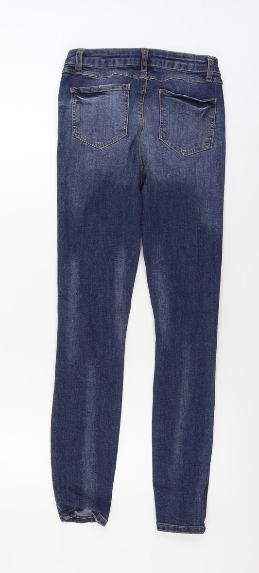denim co Womens Blue Skinny Jeans Size 8 L27 in