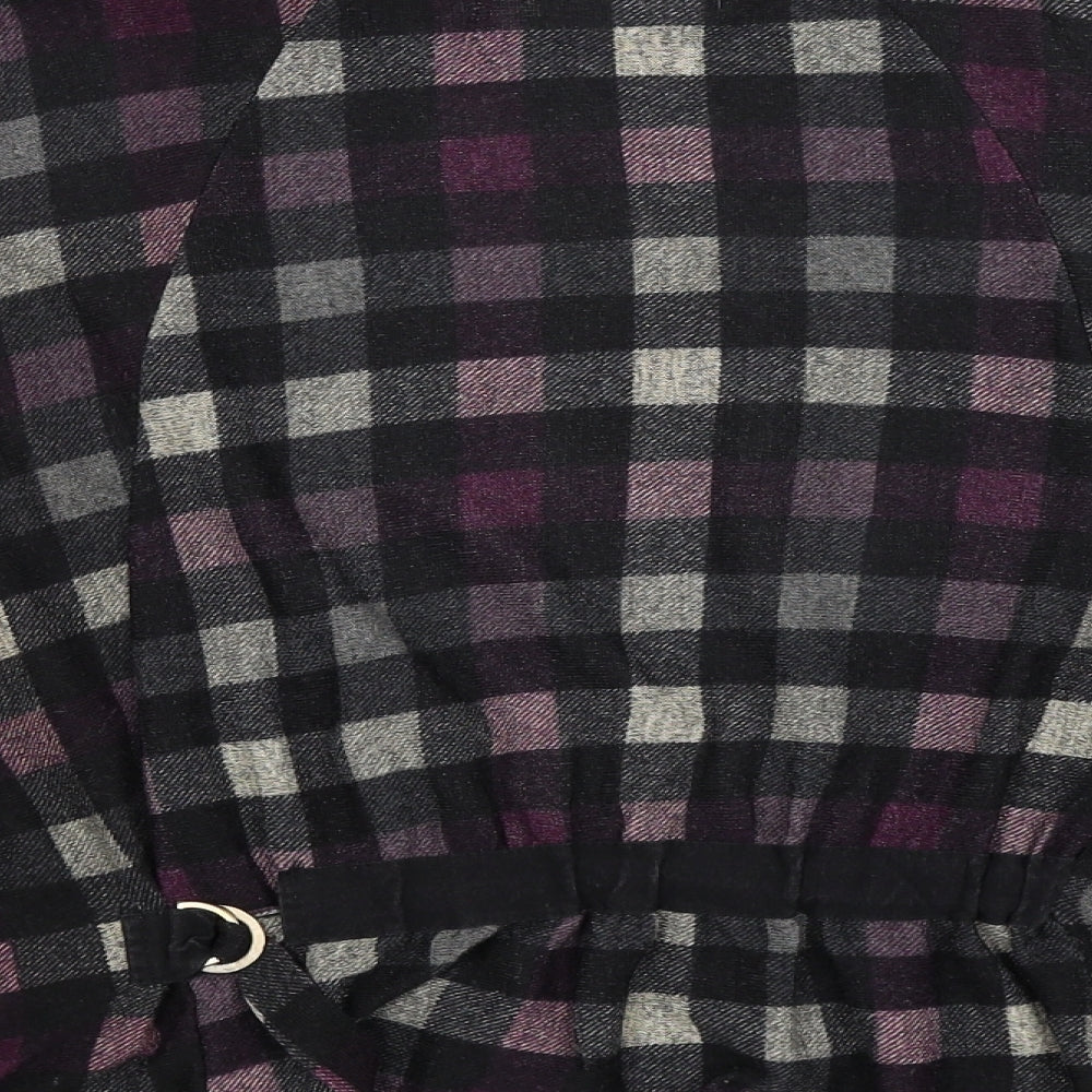 Zara Womens Black Check Pullover Jumper Size M